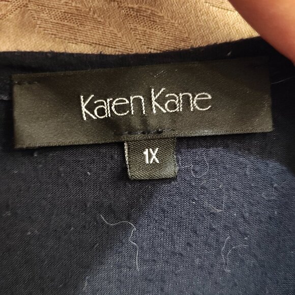 Karen Kane Three Quarters Sleeve Tunic, Size 1X, Used - Picture 4 of 4